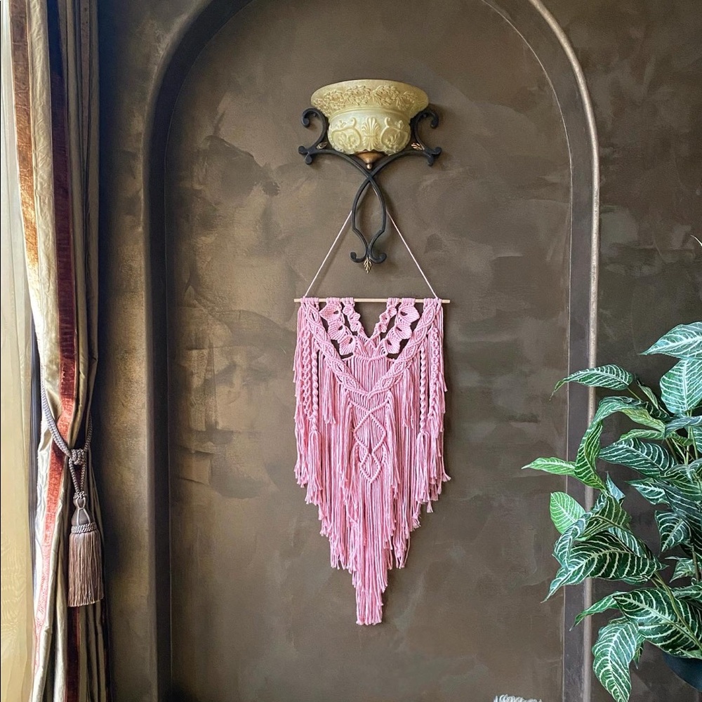 Handmade Macrame Wall Hanging - Picture 4 of 4
